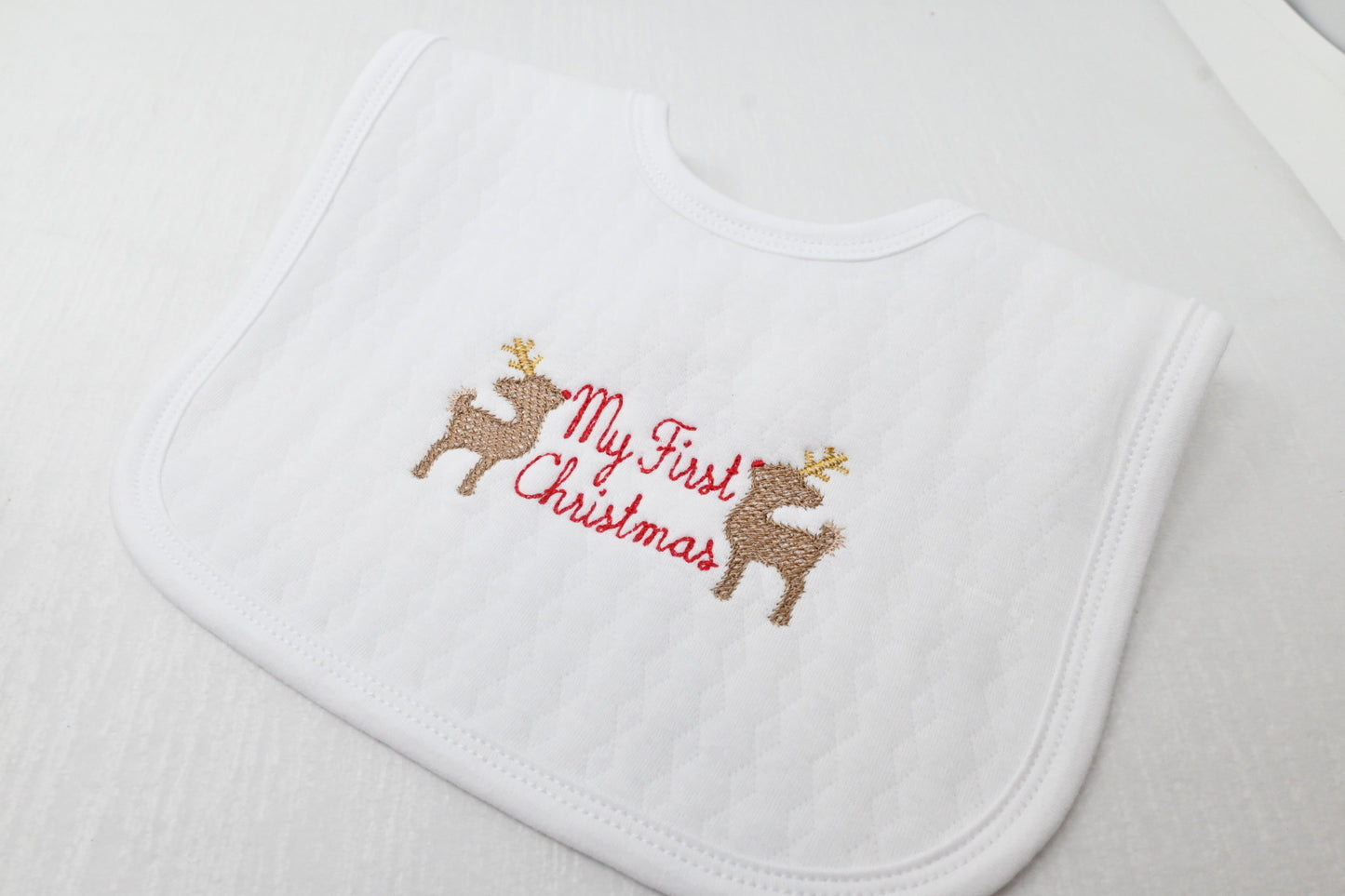 My First Christmas Bib