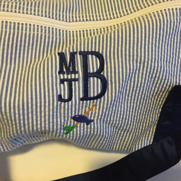 Seersucker Duffle