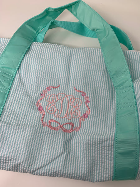 Seersucker Duffle