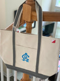Medium Boat Tote with monogram