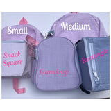 Medium Mint Brand Backpack Lunchbox set
